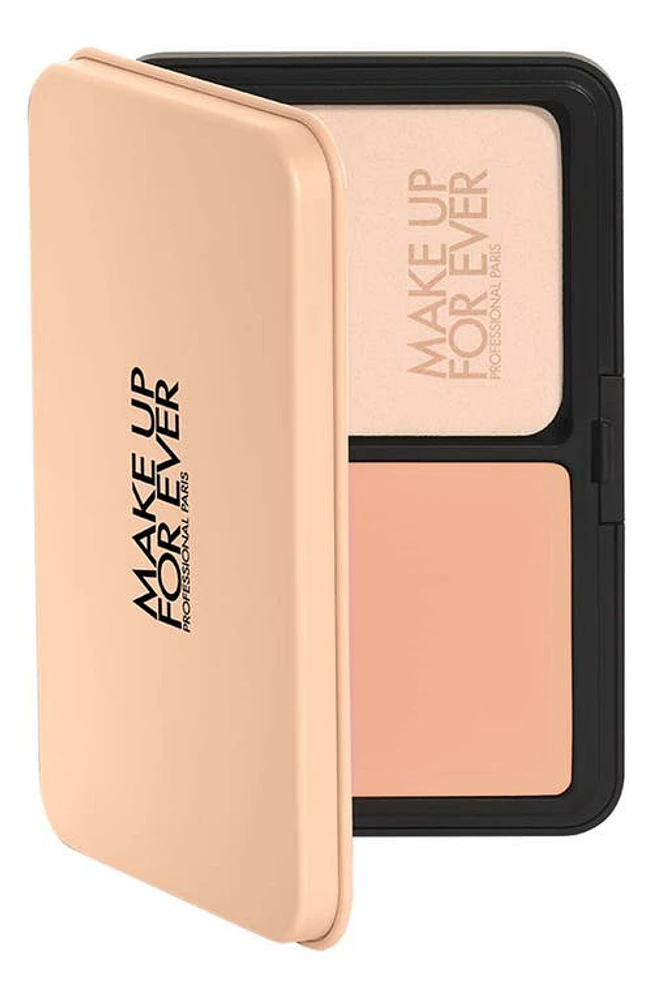 Make Up For Ever HD Skin Matte Velvet 24 Hour Blurring & Undetectable Powder Foundation in 1R12 Cool Ivory at Nordstrom