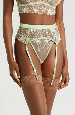 KILO BRAVA Floral Embroidered Garter Belt Doll at Nordstrom,