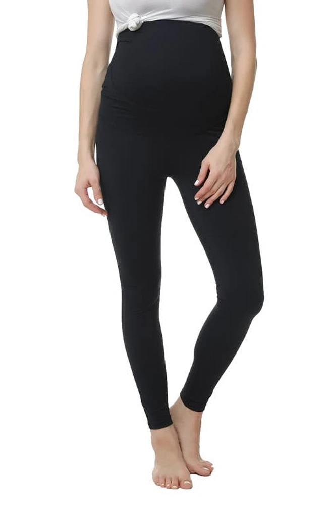 Kimi and Kai Max Belly Support Maternity Leggings Black at Nordstrom,