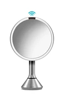 simplehuman 8-Inch Sensor Rechargeable Tabletop Mirror in Brushed Stainless Steel at Nordstrom