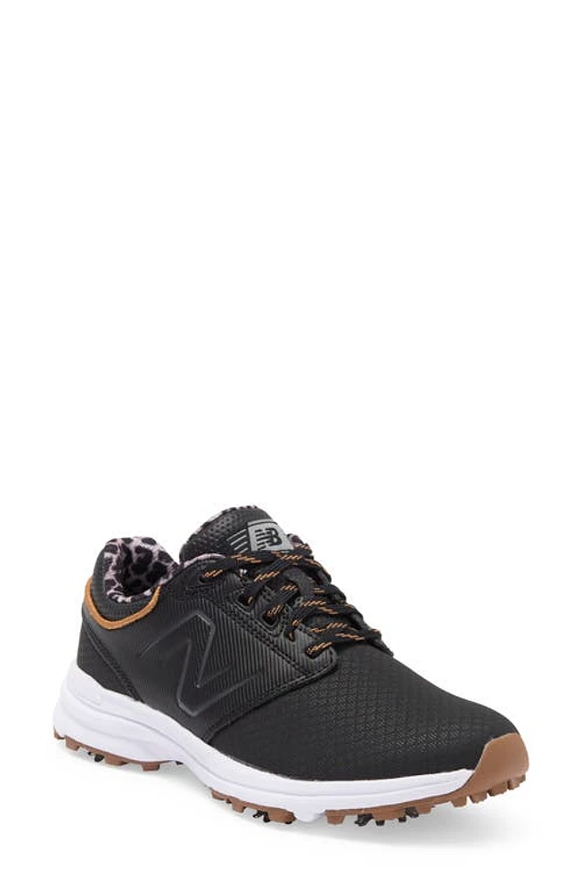 NEW BALANCE Golf Brighton Sneaker Black /Gum at Nordstrom,