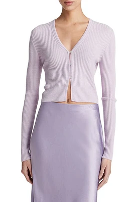 Vince Shrunken Cashmere & Silk Cardigan at Nordstrom,