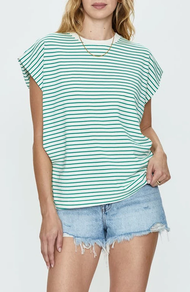 Pistola Trina Stripe Top in Vert Stripe at Nordstrom, Size Medium