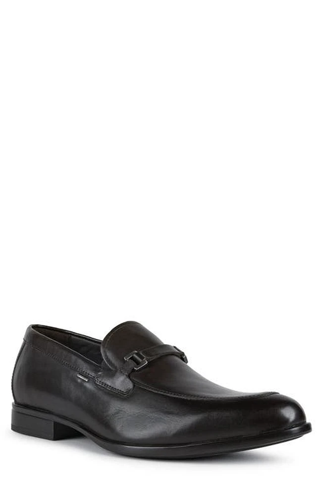 Geox Waterproof Leather Loafer Coffee at Nordstrom,