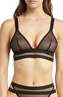 Bluebella Longline Soft Cup Bra Black at Nordstrom,