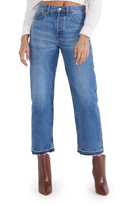 ÉTICA Tyler High Waist Straight Leg Ankle Jeans in Cielo at Nordstrom, Size 32