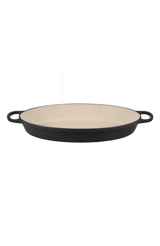 Le Creuset Signature 3 Quart Enameled Cast Iron Oval Baker in Black at Nordstrom