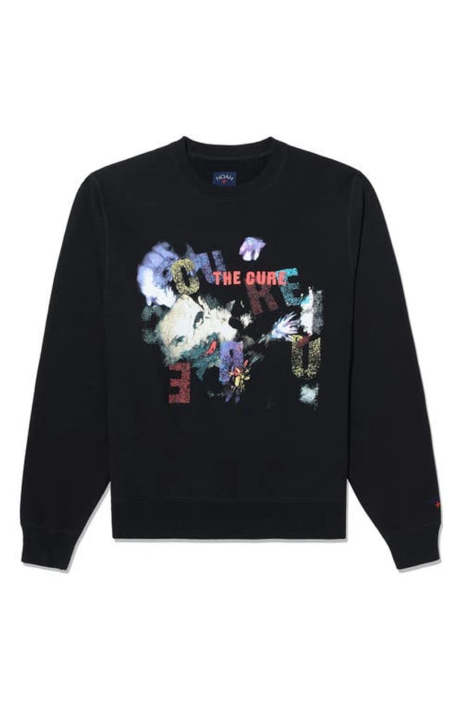 Noah x The Cure 'Disintegration' Cotton Graphic Sweatshirt Black at Nordstrom,