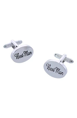 Trafalgar Best Man Cuff Links in Silver at Nordstrom