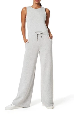 SPANX AirEssentials Sleeveless Jumpsuit Light Grey Heather at Nordstrom,