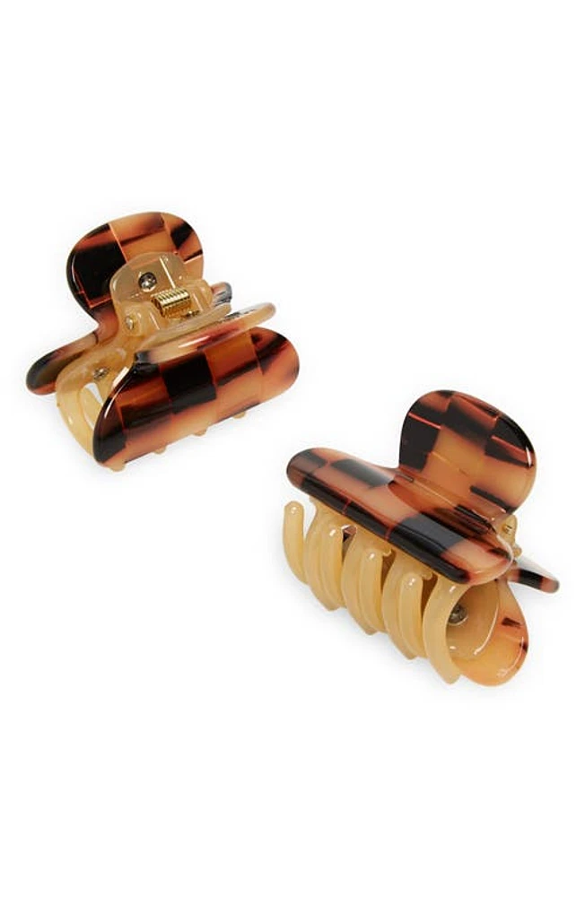 Machete 2-Pack Heirloom Claw Clips in Blonde Checker at Nordstrom