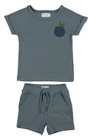 Manière Berry & Shorts Set Blue at Nordstrom,