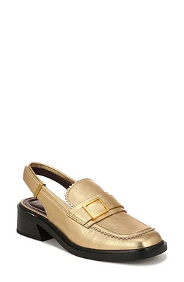 Sarto by Franco Gianna Slingback Loafer Gold at Nordstrom,