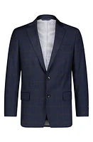 Brooks Brothers Regent Fit Wool Blend Sport Coat Nvybrwnwp at Nordstrom, Regular