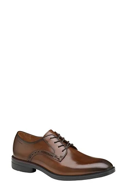 Johnston & Murphy Ronan Plain Toe Derby Tan Smooth Full Grain at Nordstrom,