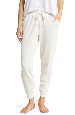 Tommy John Thermal Knit Drawstring Joggers in Pastel Parchment at Nordstrom, Size Large