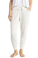 Tommy John Thermal Knit Drawstring Joggers in Pastel Parchment at Nordstrom, Size Large