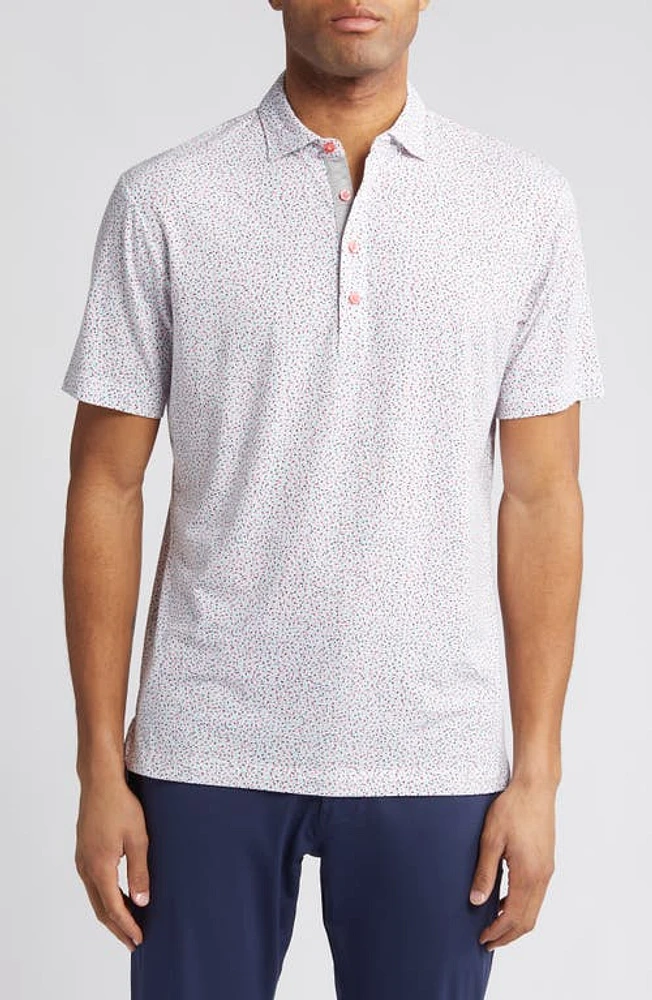 johnnie-O Ernest Spatter Print Polo Bahama Mama at Nordstrom,