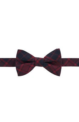 Trafalgar Kincaid Plaid Silk Bow Tie in Red Plaid at Nordstrom