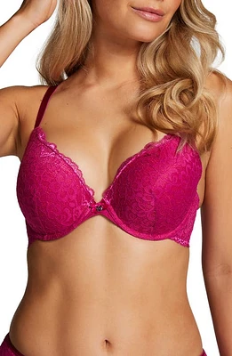 Hunkemöller Marine Underwire Push Up Bra Festival Fuchsia at Nordstrom,