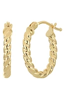 Bony Levy 14K Gold Twisted Hoop Earrings in 14K Yellow Gold at Nordstrom