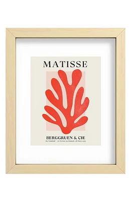 Deny Designs Jazz Leaf Matisse Edition Mid Century Series Art Print in Multi at Nordstrom