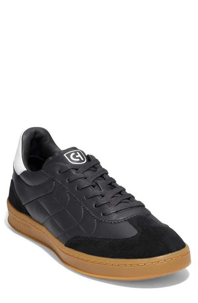 Cole Haan GrandPro Breakaway Leather Sneaker Black/Nicotine Gum at Nordstrom,