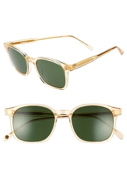 Brightside Dean 51mm Square Sunglasses in Champagne Crystal/ at Nordstrom