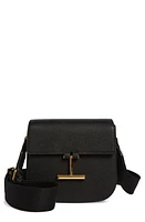 TOM FORD Mini Tara Grained Leather Crossbody Bag in Black at Nordstrom