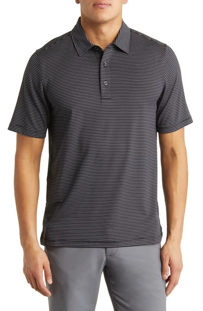 Cutter & Buck Forge DryTec Pencil Stripe Performance Polo at Nordstrom,