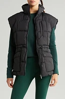 zella Adjustable Drawcord Waist Puffer Vest at Nordstrom,