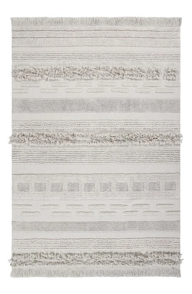 Lorena Canals Air Washable Recycled Cotton Blend Rug in Dune White at Nordstrom