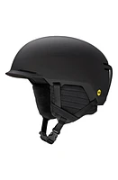 Smith Scout Round Contour Snow Helmet in Matte Black at Nordstrom