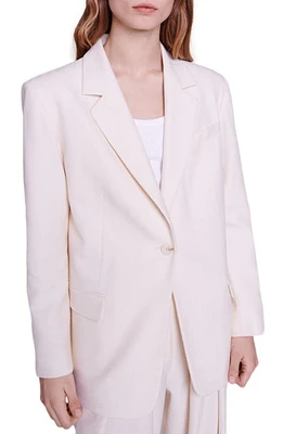 maje Vivaldi Blazer in Ecru at Nordstrom, Size 4