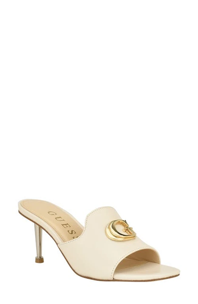 GUESS Snapps Slide Sandal Ivory at Nordstrom,