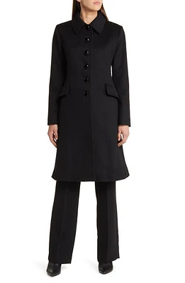 Fleurette Nell Wool Coat Black at Nordstrom,