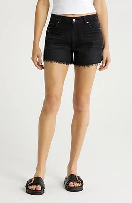 PAIGE Dylan Denim Shorts Onyx Cloud Distressed at Nordstrom,