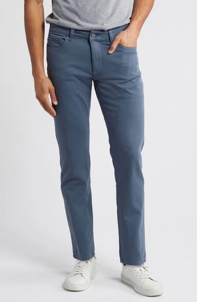 DL1961 Nick Slim Fit Knit Five Pocket Pants Light Stone Blue Ultimate at Nordstrom, X