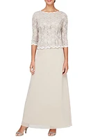 Alex Evenings Sequin Lace & Chiffon Gown at Nordstrom