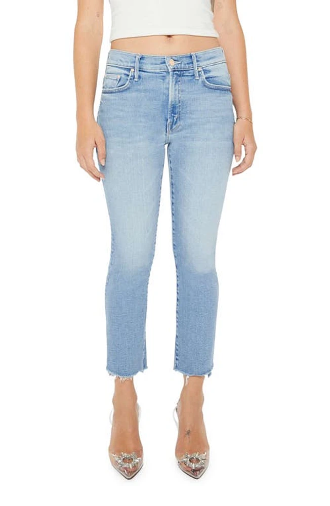 MOTHER Lil' Insider Frayed Step Hem Crop Skinny Jeans Limited Editon at Nordstrom,