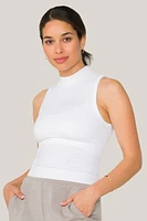 ALALA Barre Mock Tank White at Nordstrom,