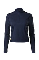 Tracksmith Women's Session Quarter Zip Navy at Nordstrom,