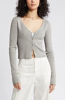 BP. Rib Crop Cardigan at Nordstrom,