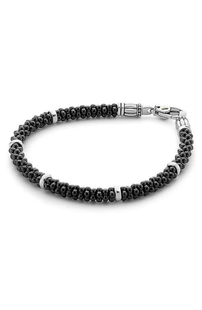 LAGOS Black & White Caviar Bracelet at Nordstrom