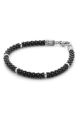 LAGOS Black & White Caviar Bracelet at Nordstrom