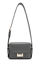 AllSaints Frankie Leather Crossbody Bag in Slate Grey at Nordstrom