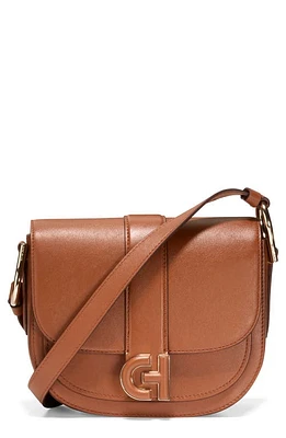 Cole Haan Mini Essential Saddle Bag in British Tan at Nordstrom