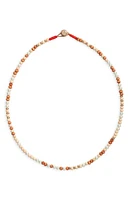 ROXANNE ASSOULIN Affogato Imitation Pearl Beaded Necklace in Neutral Multi at Nordstrom