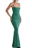 HOUSE OF CB Milena Jersey Corset Maxi Dress at Nordstrom,