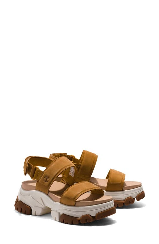 Timberland Adley Way Platform Sandal Wheat Nubuck at Nordstrom,